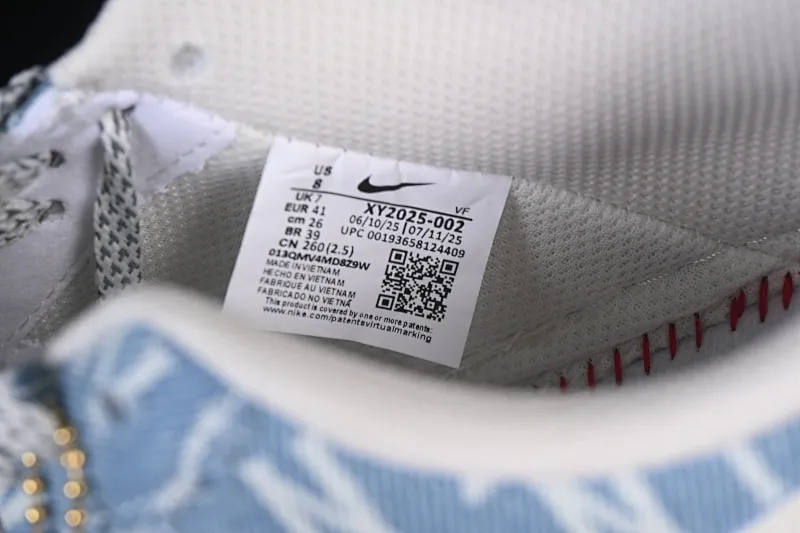 All categories Nk Air Force 1 Air Force series Nk Air Force 1 Low Air Force low-top Nike Air Force 1'07 Low light blue denim Air Force 1 low-top casual sneakers XY2025-002